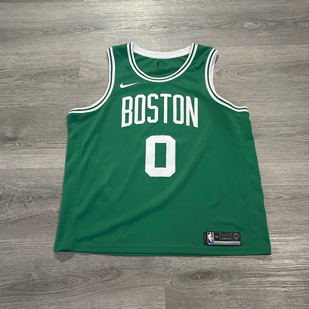 Boston Celtics Jayson Tatum Green/ White Jersey